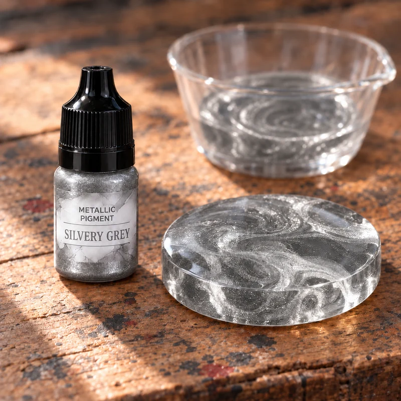 Tekoči kovinski pigment za smolo 5 ml