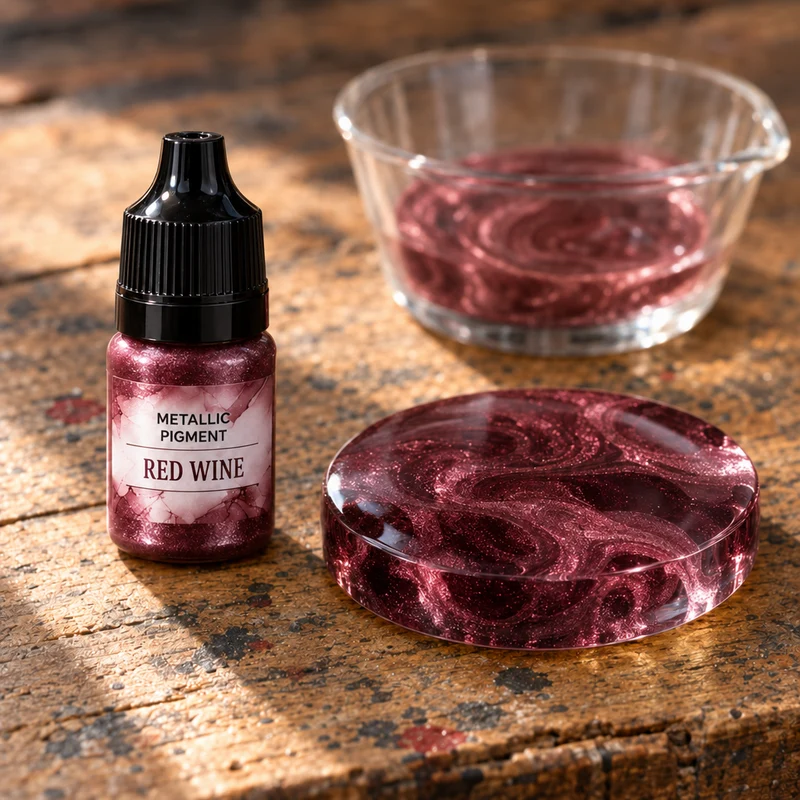Tekoči kovinski pigment za smolo 5 ml