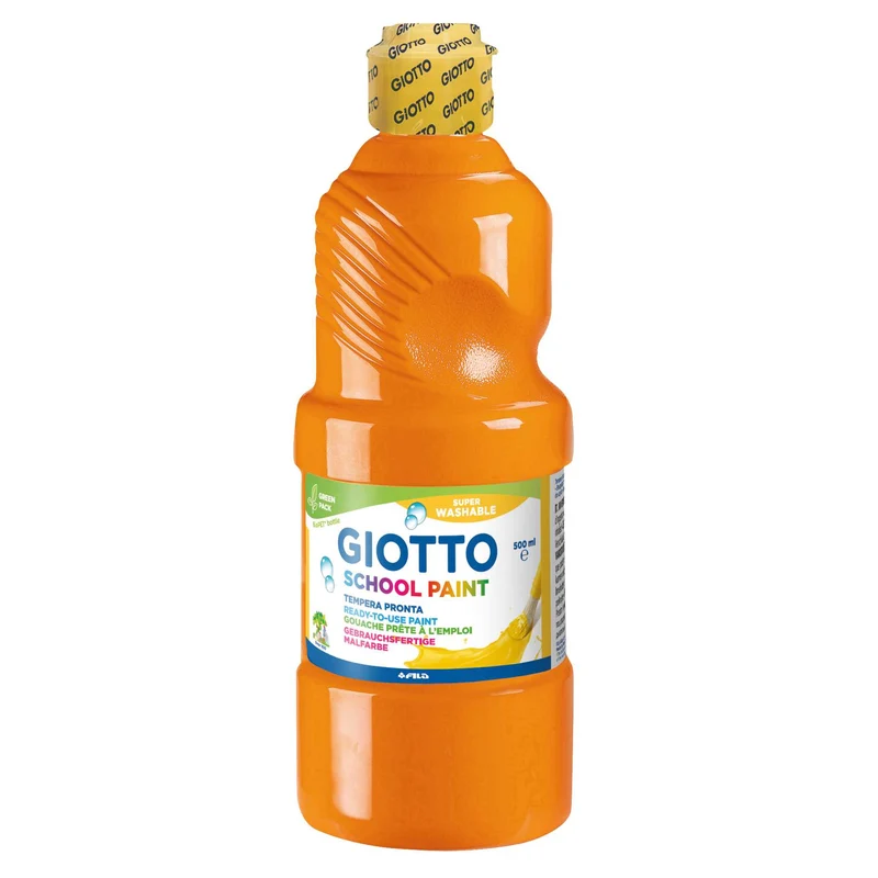 GIOTTO School Paint auswaschbare Temperafarbe 500 ml