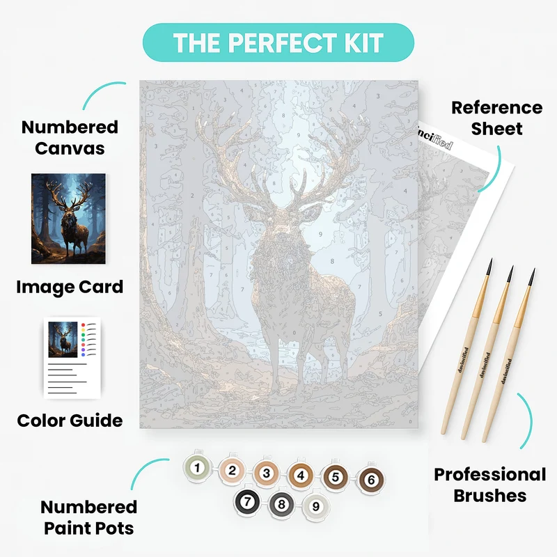 Majestic Stag - Paint by Numbers Kit