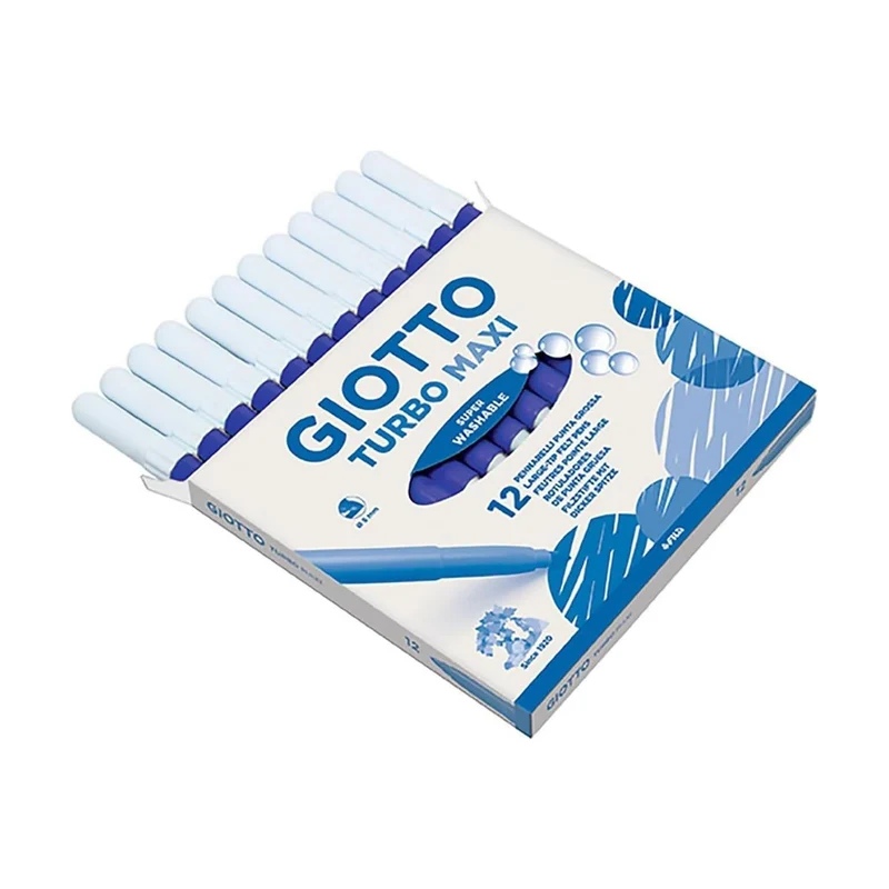 Hrubé umývateľné fixky GIOTTO Turbo Maxi 5 mm