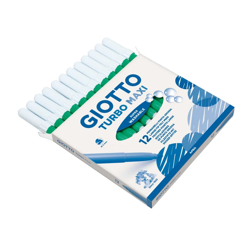 Hrubé umývateľné fixky GIOTTO Turbo Maxi 5 mm