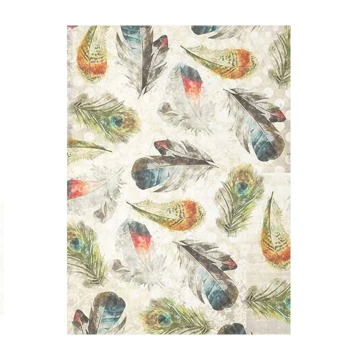 ITD Rice Paper A4 - Feathers