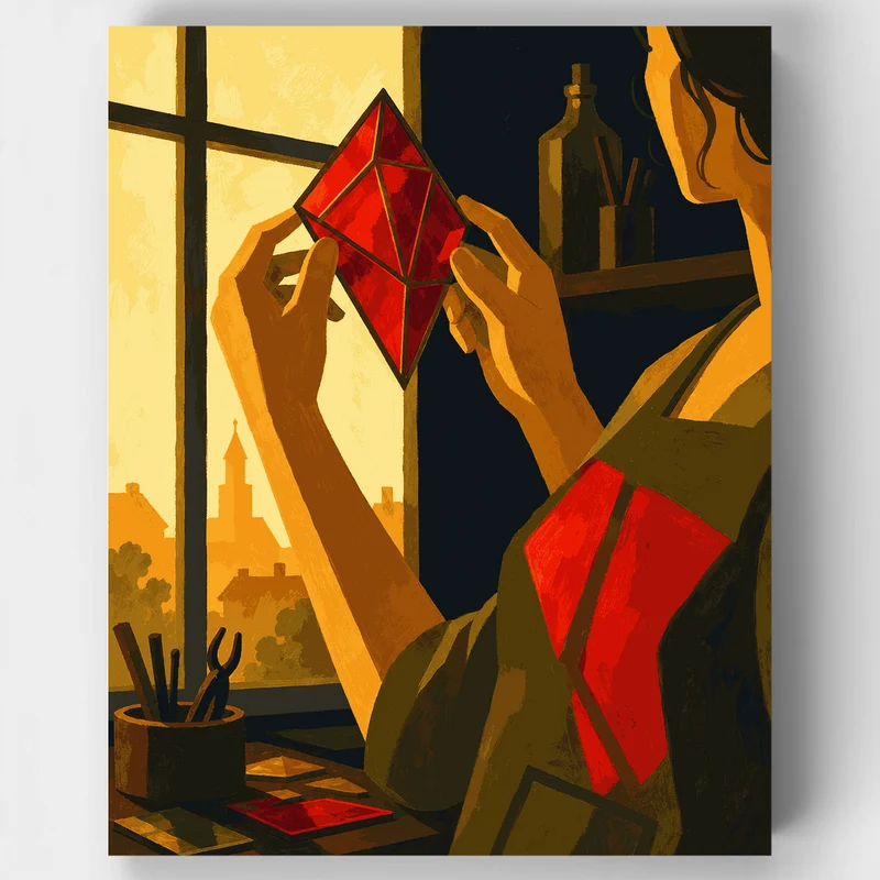 Crimson Glass Artist - Paint by Numbers Kit