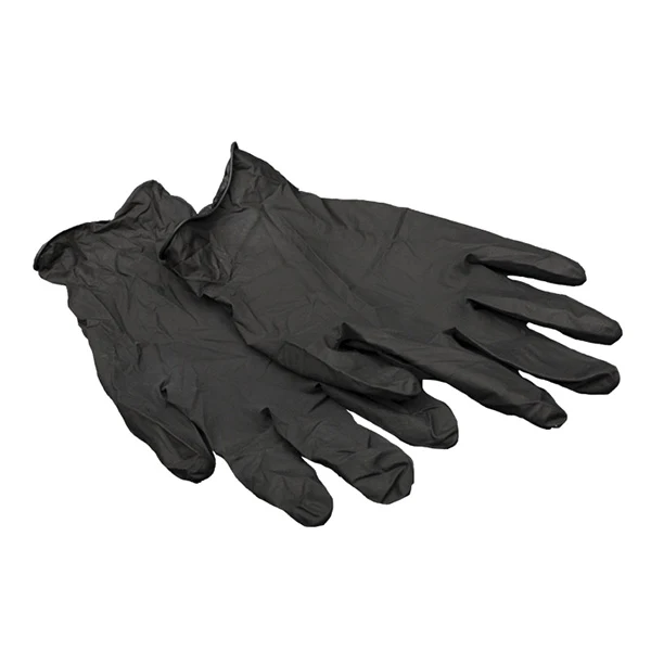 Montana - Black Latex Gloves Size Large Box of 100