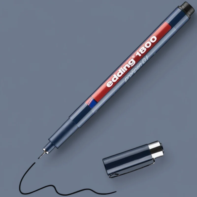 Edding 1800 Präzisionsfeinschreiber, Kunststoffspitze 0,5 mm