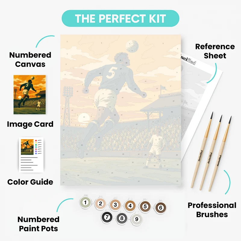 Sunset Header - Paint by Numbers Kit