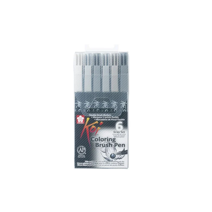 Sakura Koi Coloring Brush Pens Set of 6