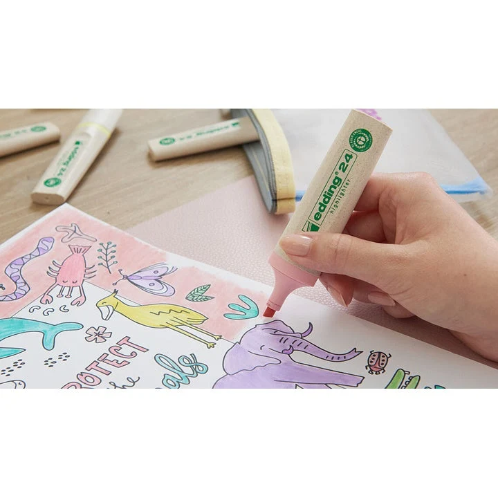 EcoLine Edding24 Highlighter Set of 4