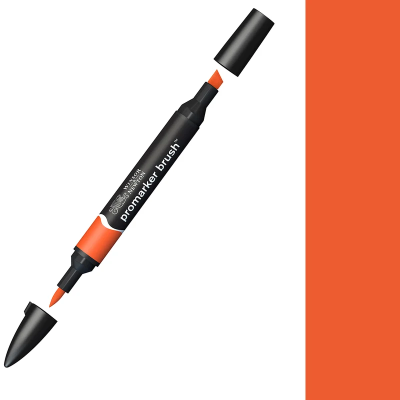 Winsor & Newton - Promarker Brush - Bright Orange - BrushMarker