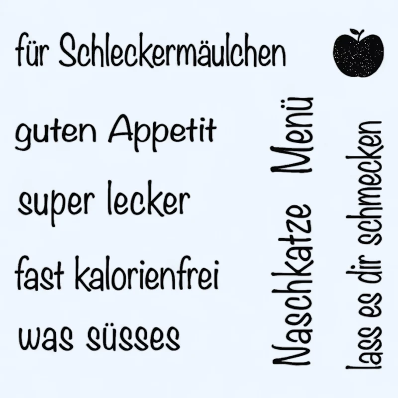 Rayher Silikonstempel Stempel. Schleckermäulchen