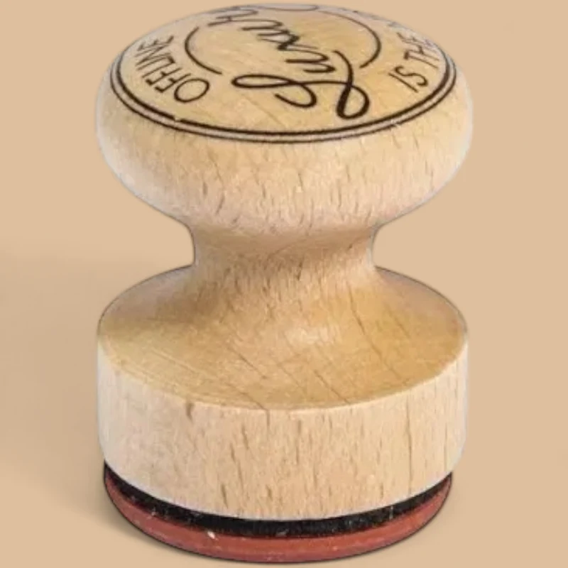 Rayher Holzstempel Luxury Ø 3 cm