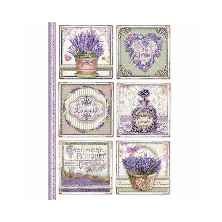 Rice Paper A4 Provence Cards