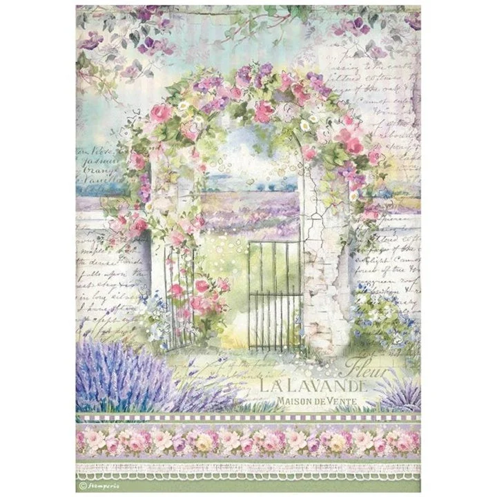 A4 Provence Rice Paper Sheet