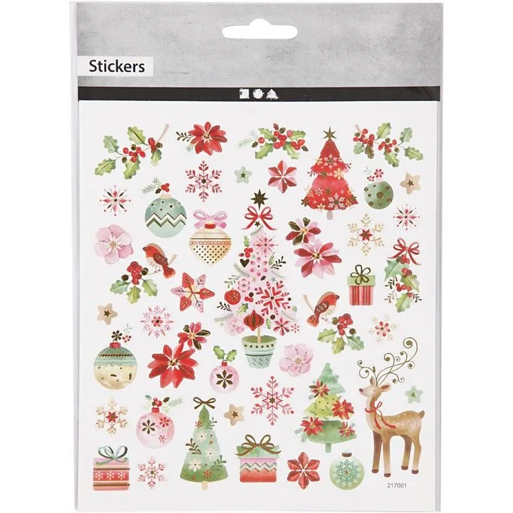 Set of 43 Christmas Stickers