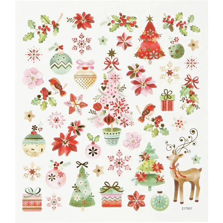 Set of 43 Christmas Stickers