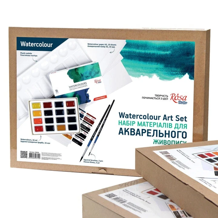 ROSA STUDIO Watercolor Art Set