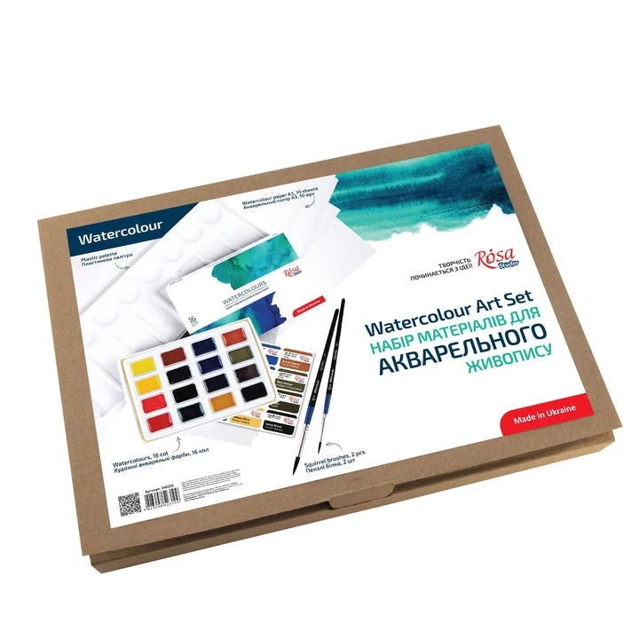 ROSA STUDIO Watercolor Art Set