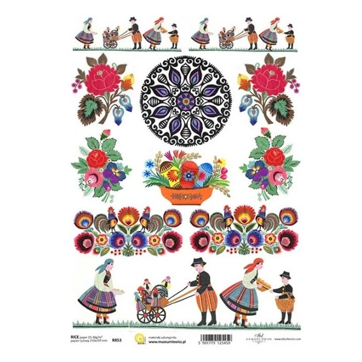 ITD A4 Rice Paper - Folklore - R853