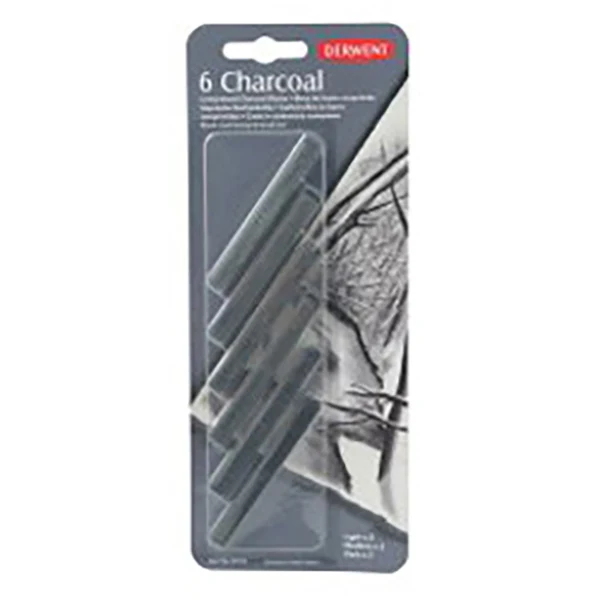 Derwent - Blister 6 Pack - Compressed Charcoal