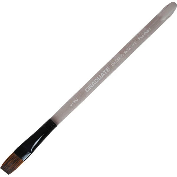 DALER-ROWNEY Flat Brush PONY + Synthetic