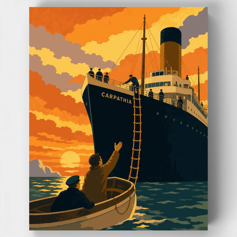 Rescue at Dawn - Paint by Numbers Kit