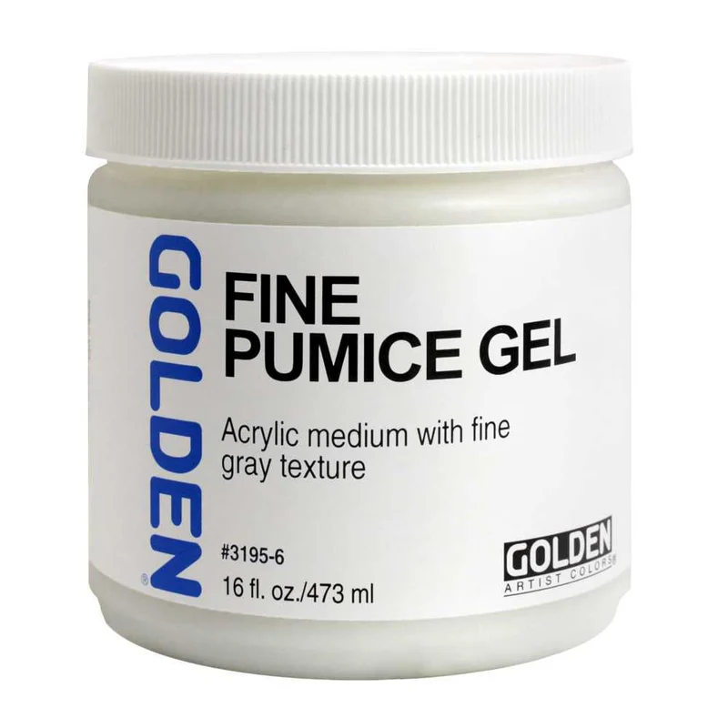 GOLDEN Fine Pumice Gel gel acrilico a grana fine con pomice