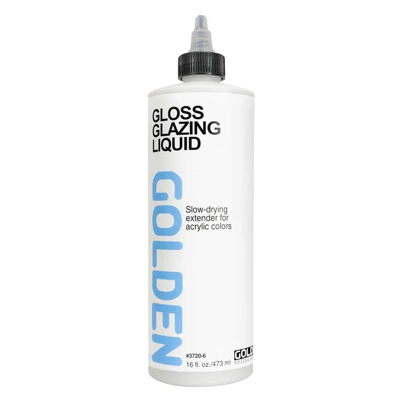 GOLDEN Gloss Glazing Liquid medium liquido lucido per velature acriliche