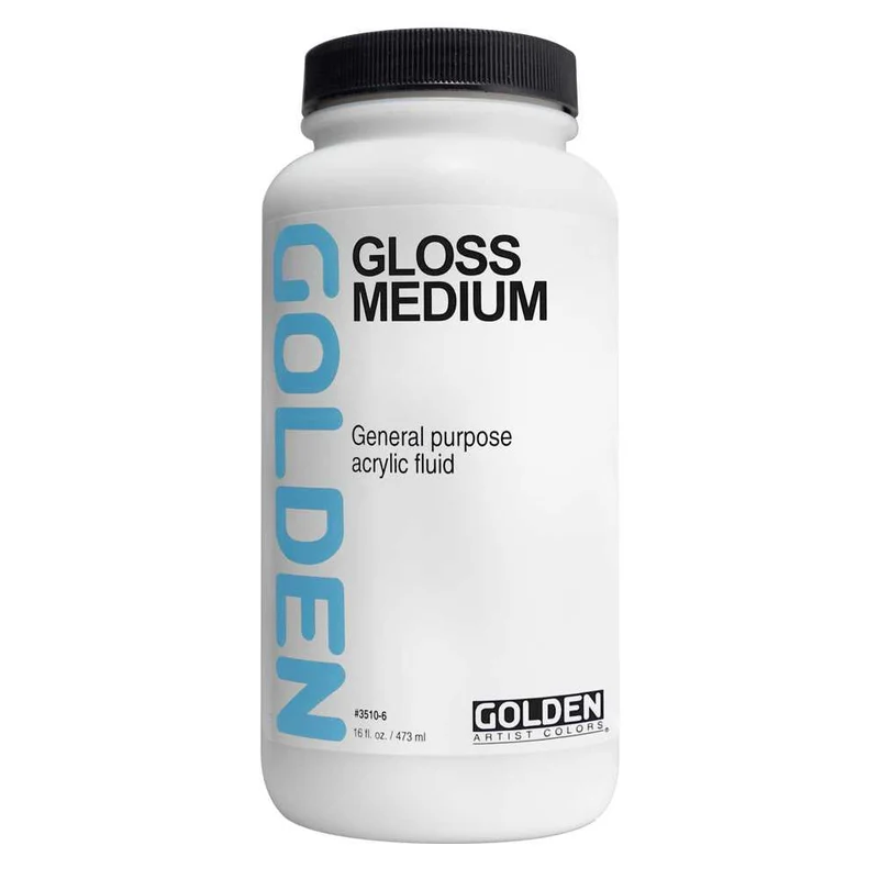 Glänzendes Acrylmalmittel GOLDEN Gloss Medium