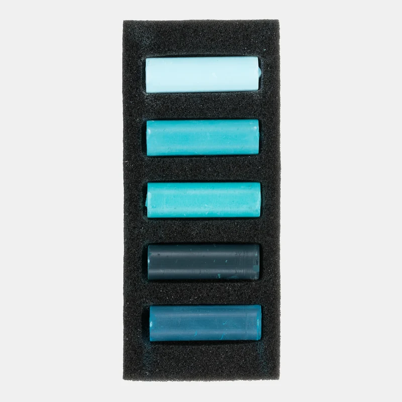 ROYAL TALENS Rembrandt set di pastelli morbidi a secco Cool Greens 5 pz