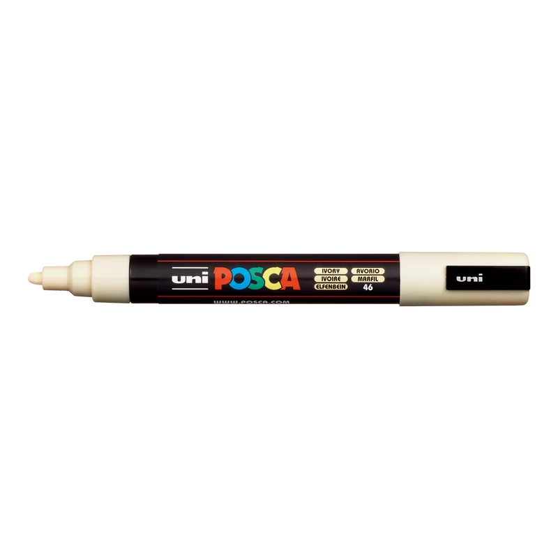 Posca marker PC-5M, 1,8 – 2,5 mm, kremna