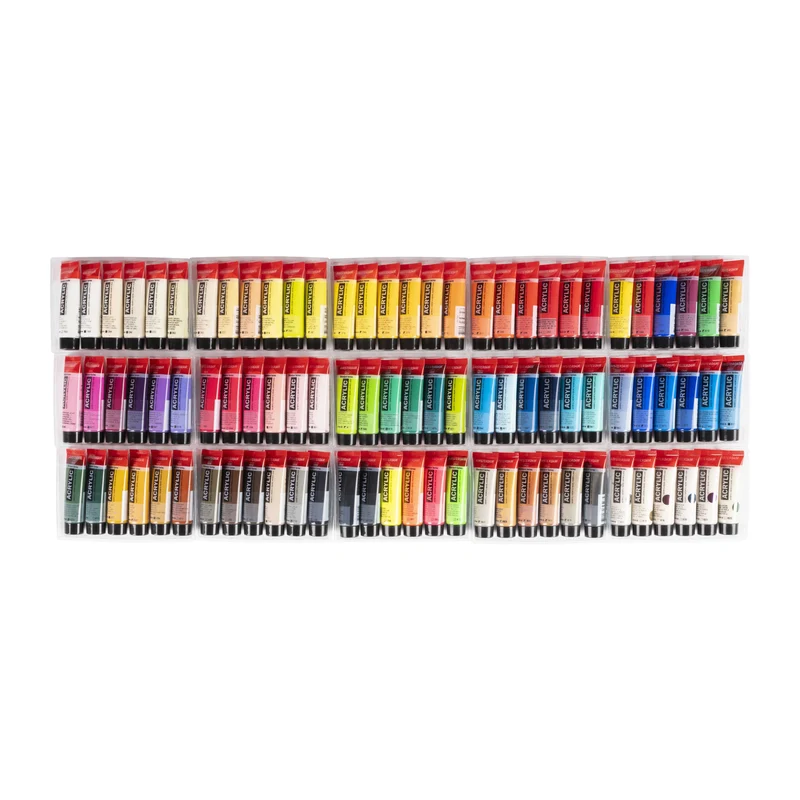 Комплект акрилни бои ROYAL TALENS Amsterdam Standard Series Всички цветове 90 x 20 ml