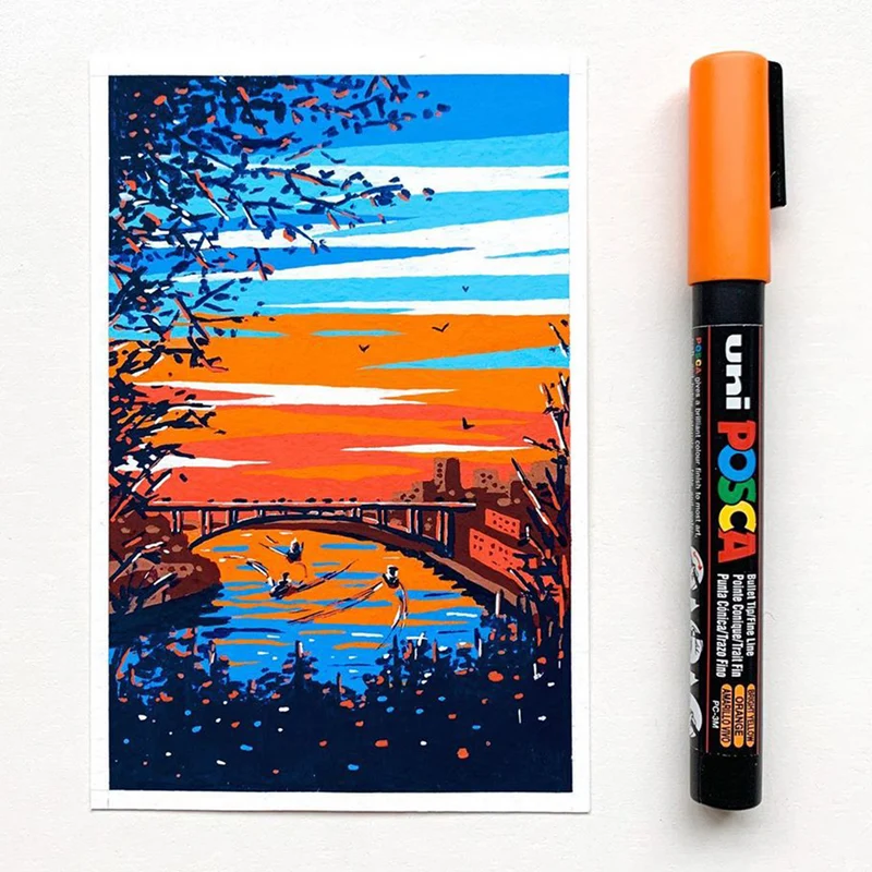 Σετ μαρκαδόροι Posca (8 τμχ)