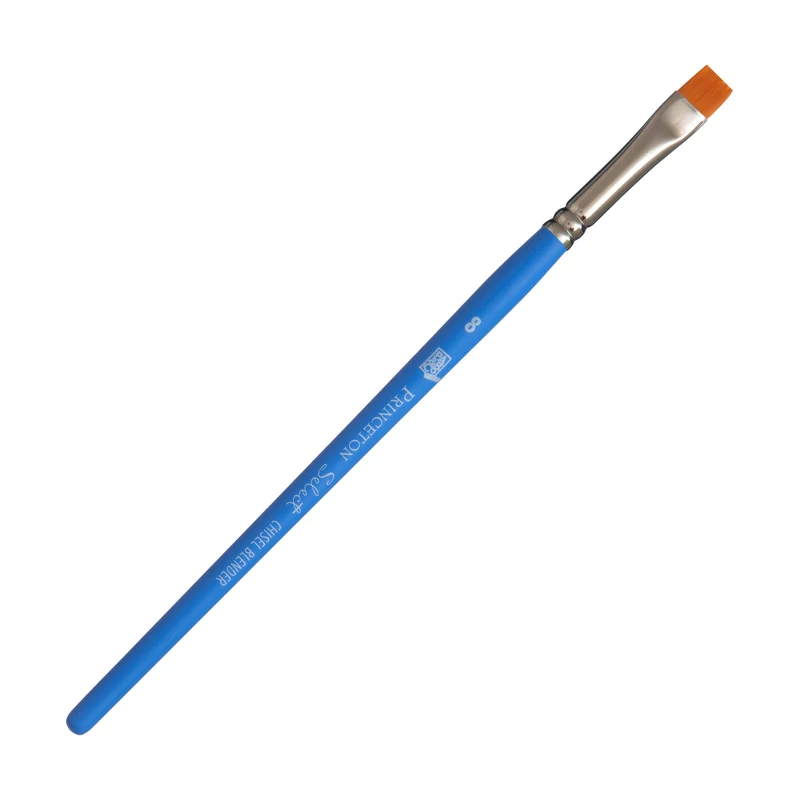 Plochý umelecký štetec PRINCETON Select Chisel Blender s krátkou rúčkou
