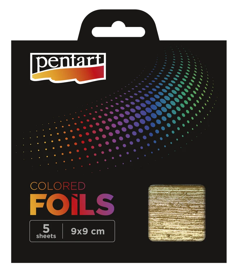 Pentart Deko-Folie farbig 14 x 14 cm – 5 Stk.