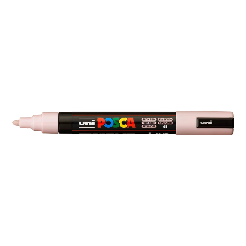 Posca marker PC-5M, 1,8 – 2,5 mm, satensko ružičasta (68)