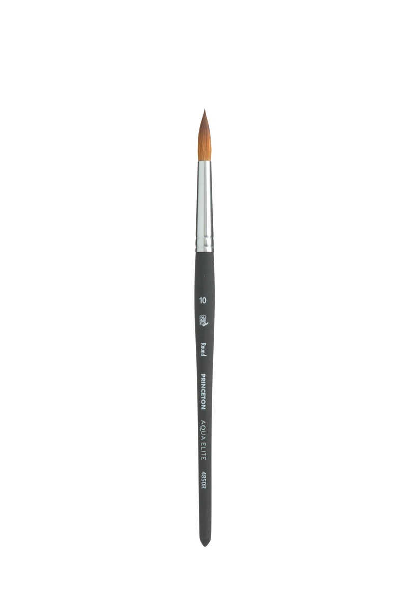 PRINCETON Aqua Elite Aquarellpinsel Rund Synthetik Kolinsky Rotmarder