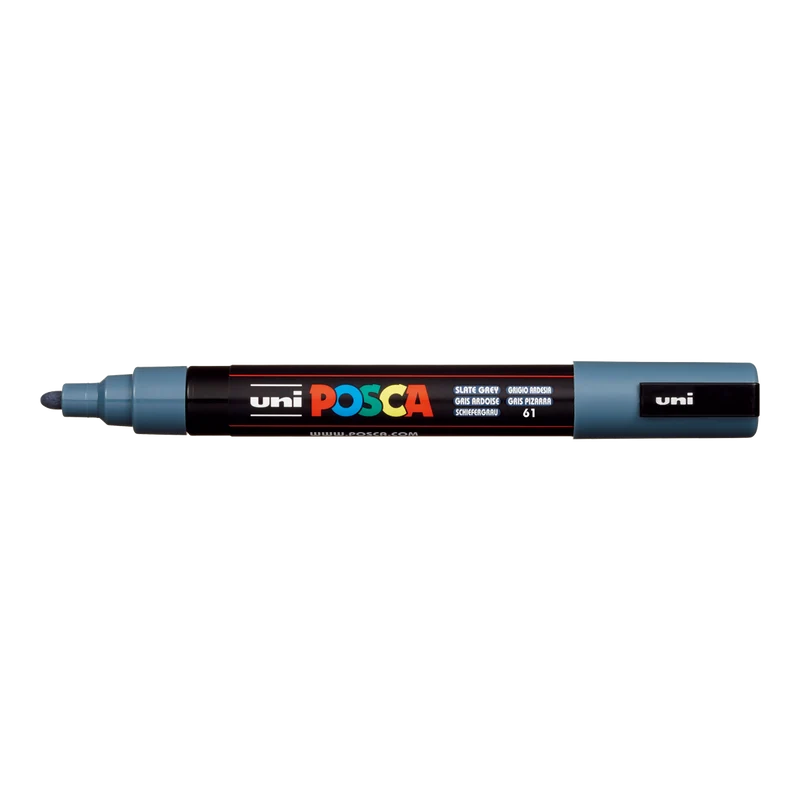 Posca popisovač PC-5M, 1,8 – 2,5 mm, bridlicová