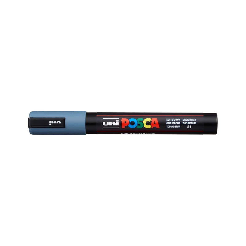 Posca popisovač PC-5M, 1,8 – 2,5 mm, bridlicová