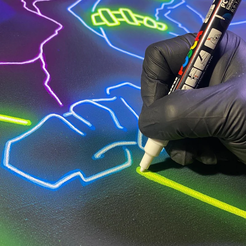 Set akrilnih markerjev Posca PC-5M EARTH, 1,8 – 2,5 mm – 8 kosov