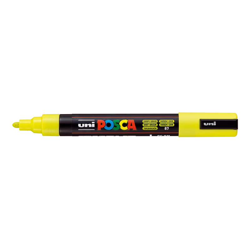 Akrylový popisovač Posca 5M, 1,8 – 2,5 mm, zelené hrozno