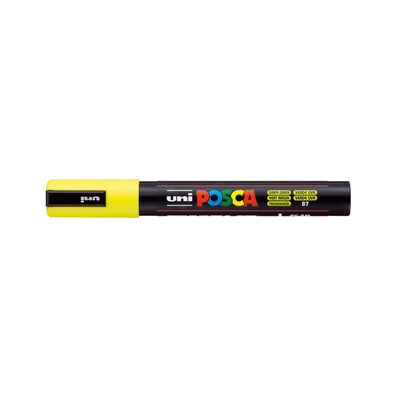 Akrylový popisovač Posca 5M, 1,8 – 2,5 mm, zelené hrozno