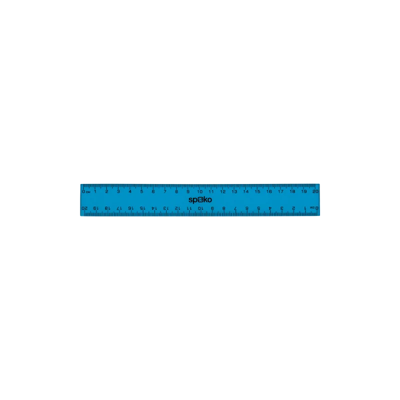 Pravítko Spoko, 20 cm, mix farieb