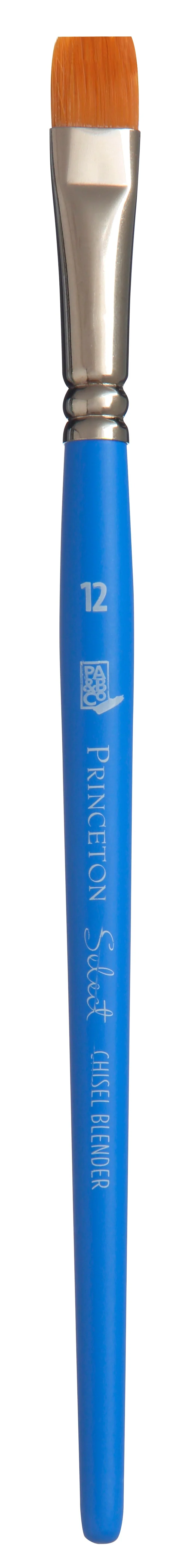 Ravni umjetnički kist PRINCETON Select Chisel Blender s kratkom drškom