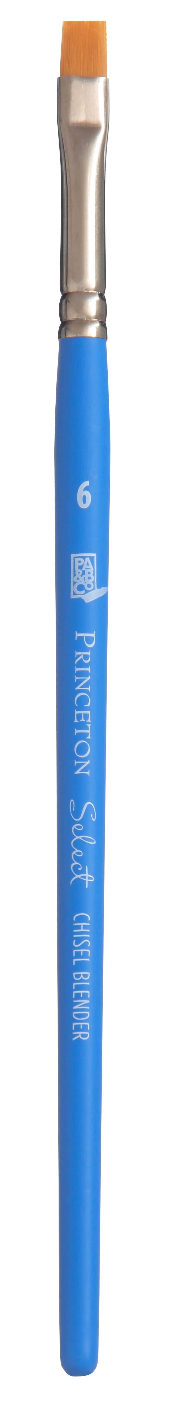 Плоска художествена четка PRINCETON Select Chisel Blender с къса дръжка