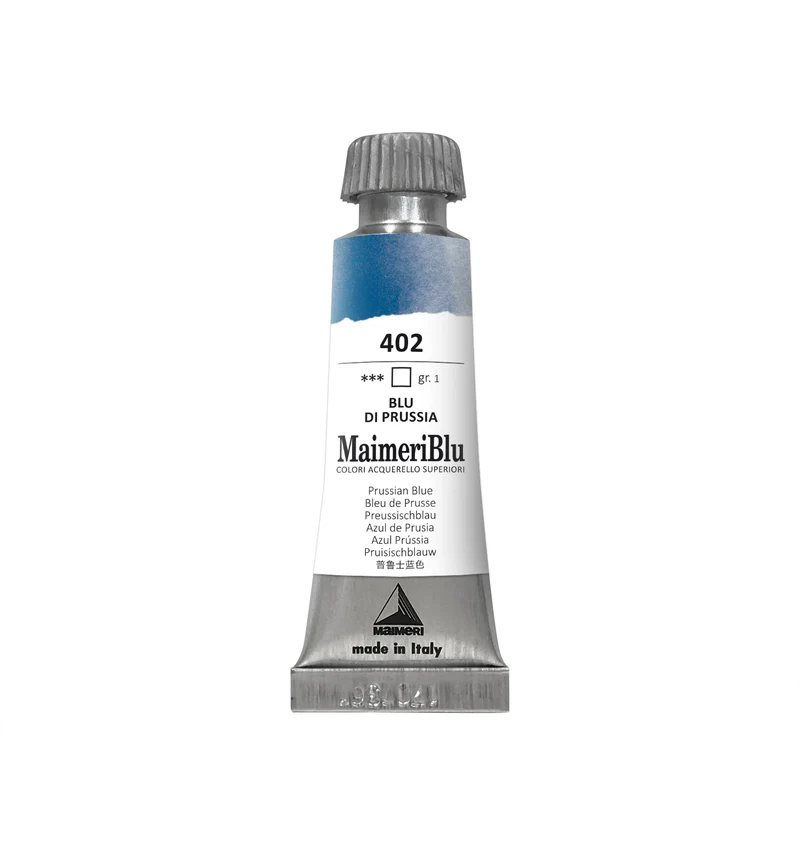 Colore ad acquerello professionale MAIMERI Maimeri Blu 12 ml
