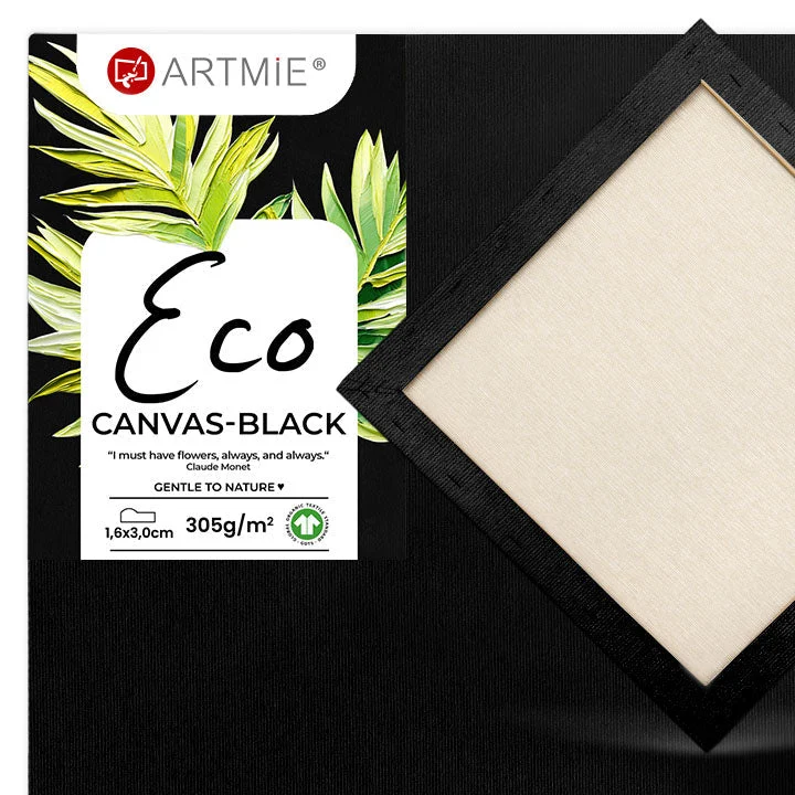 ECO Black Stretched Canvas