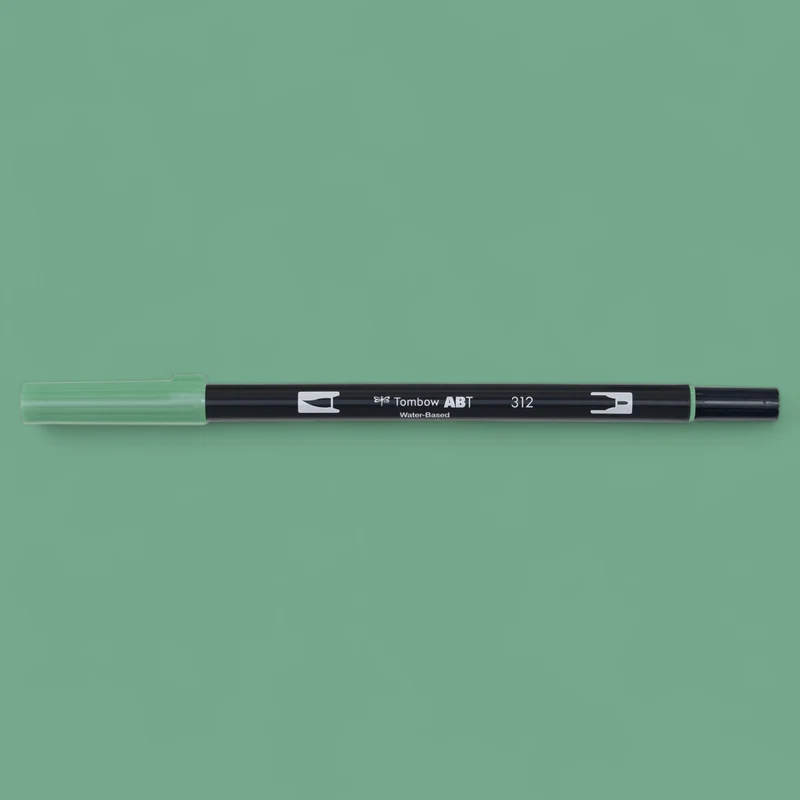 Tombow ABT Dual Brush Pen 312 holly green