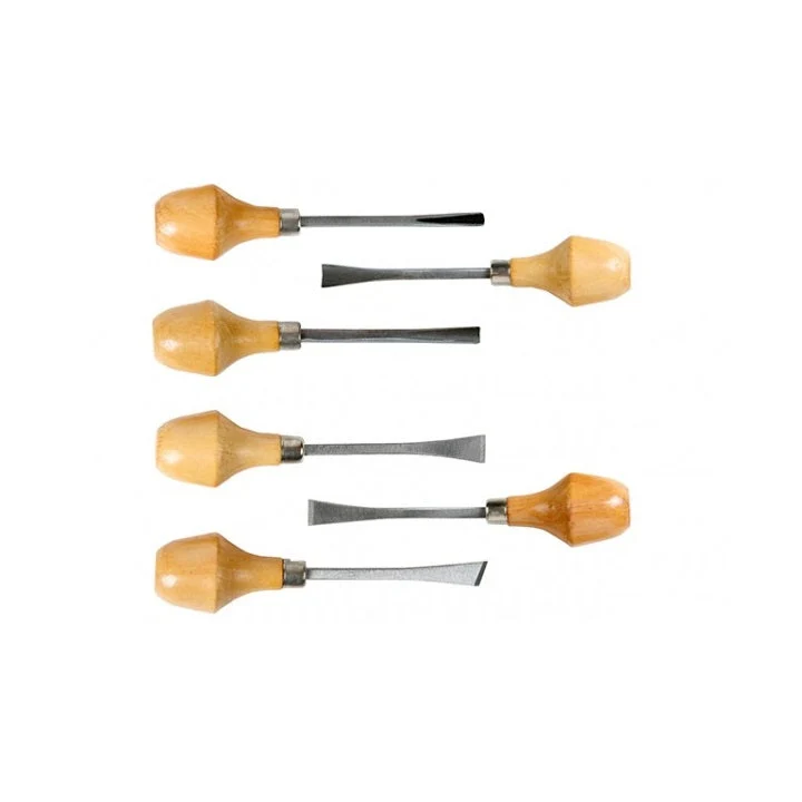 Wood Carving Chisels, Set of 6, CHWCS05