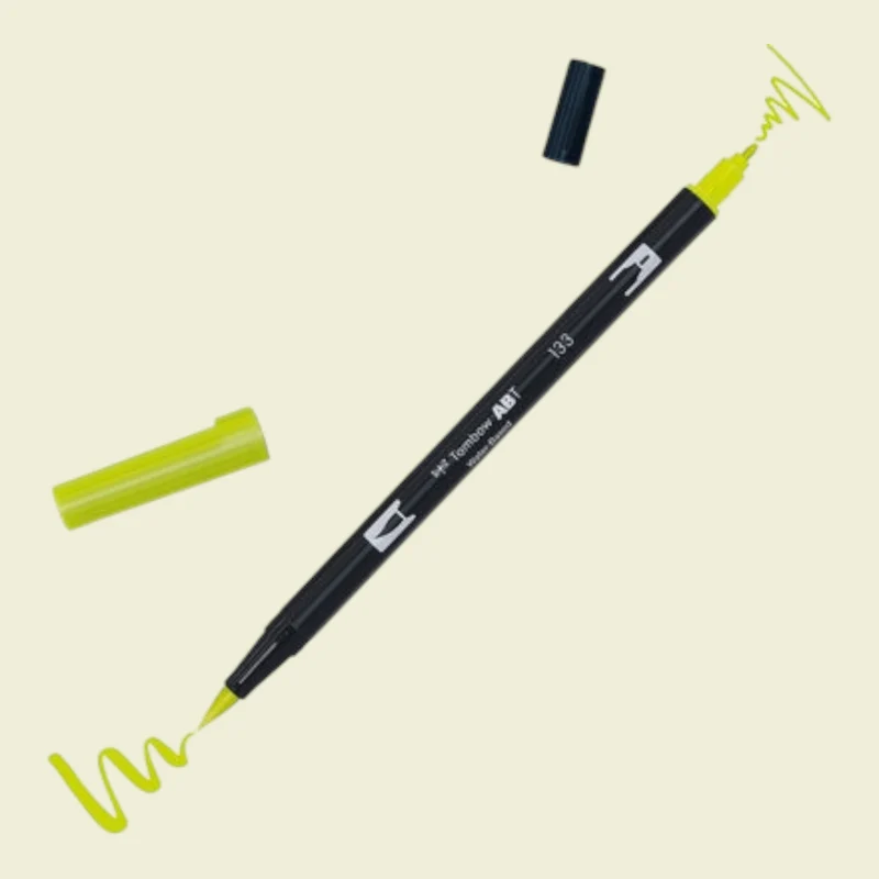 Tombow ABT Dual Brush Pen 133 Chartreuse